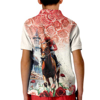 Kentucky Horse Racing Kid Polo Shirt 151st Derby Party