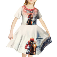 Kentucky Horse Racing Kid Short Sleeve Dress 151st Derby Party