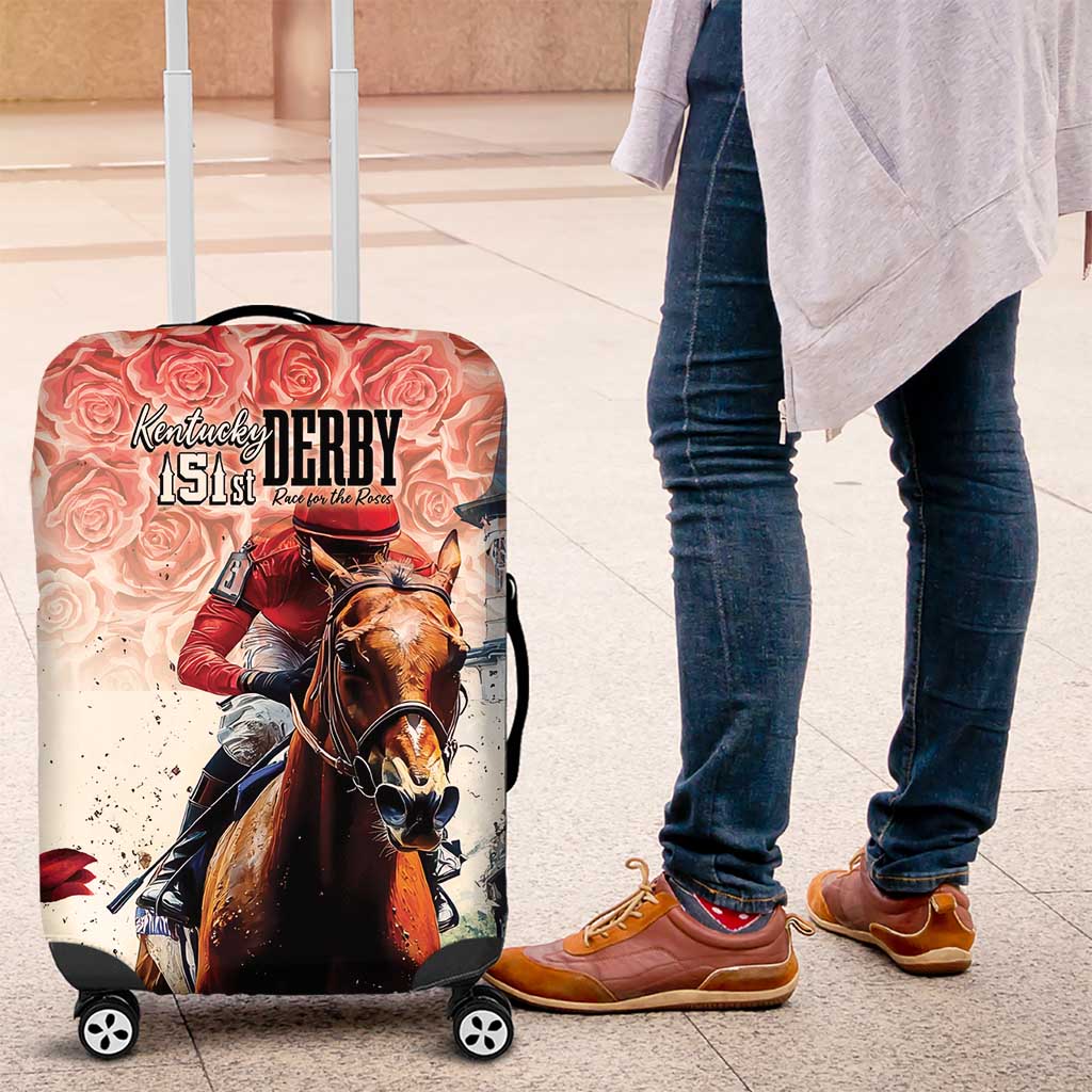 Kentucky Horse Racing Luggage Cover 151st Derby Party