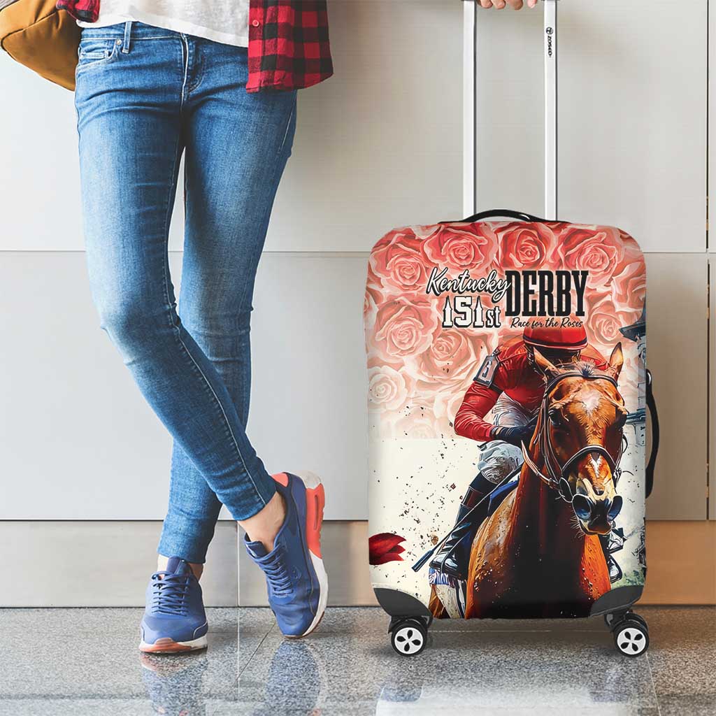 Kentucky Horse Racing Luggage Cover 151st Derby Party