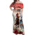 Kentucky Horse Racing Off Shoulder Maxi Dress 151st Derby Party