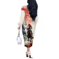 Kentucky Horse Racing Off The Shoulder Long Sleeve Dress 151st Derby Party