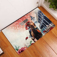 Kentucky Horse Racing Rubber Doormat 151st Derby Party
