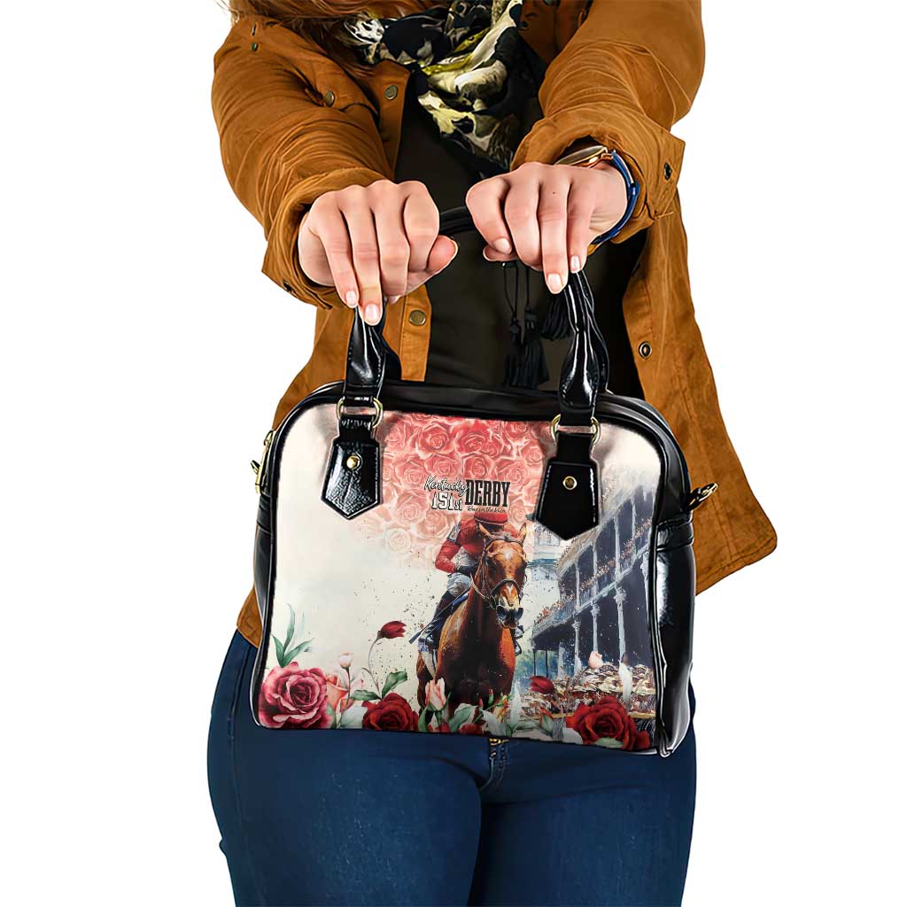 Kentucky Horse Racing Shoulder Handbag 151st Derby Party