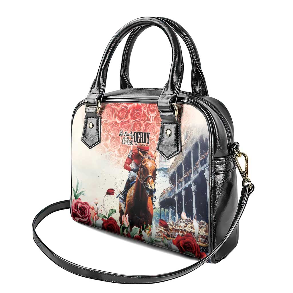 Kentucky Horse Racing Shoulder Handbag 151st Derby Party