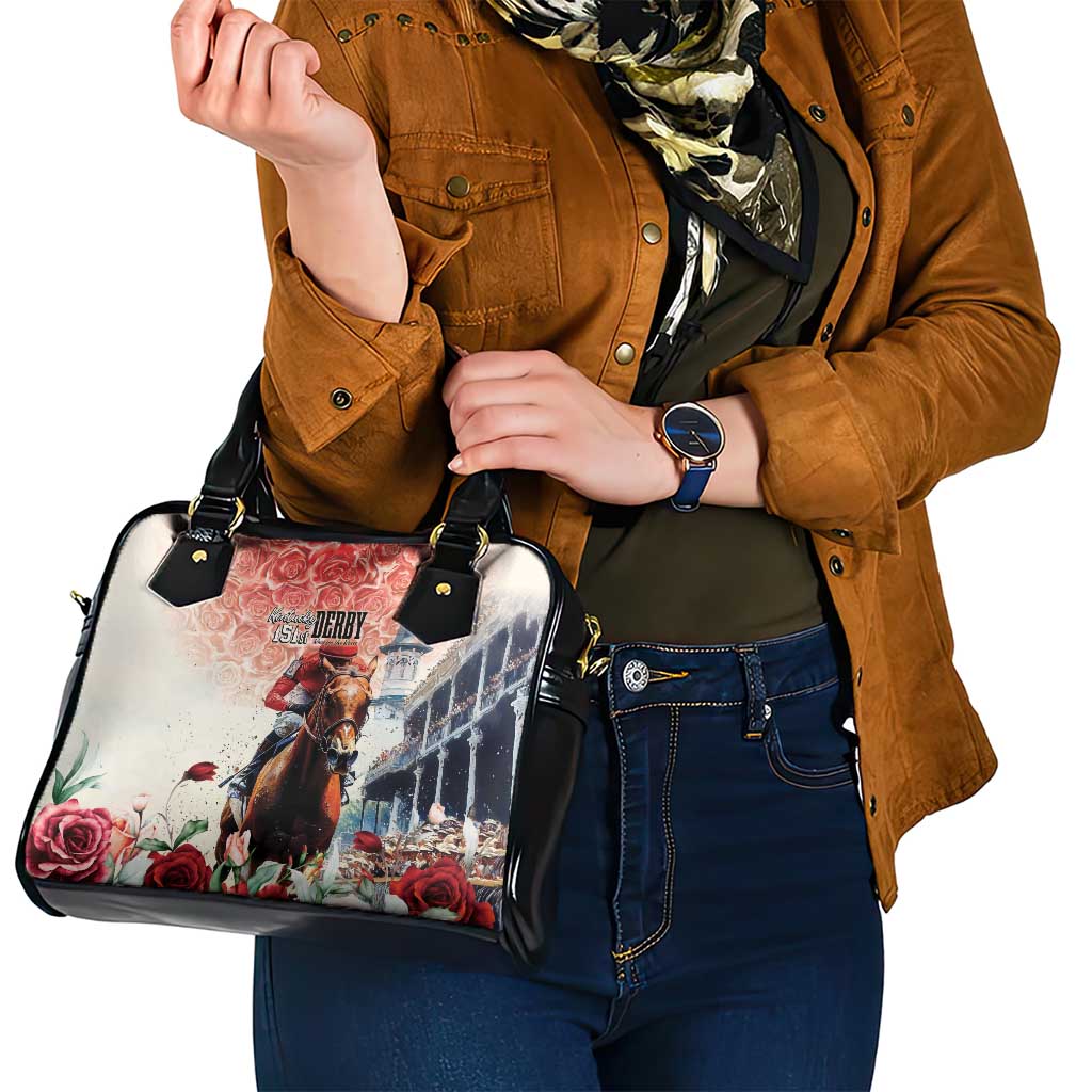 Kentucky Horse Racing Shoulder Handbag 151st Derby Party