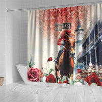 Kentucky Horse Racing Shower Curtain 151st Derby Party
