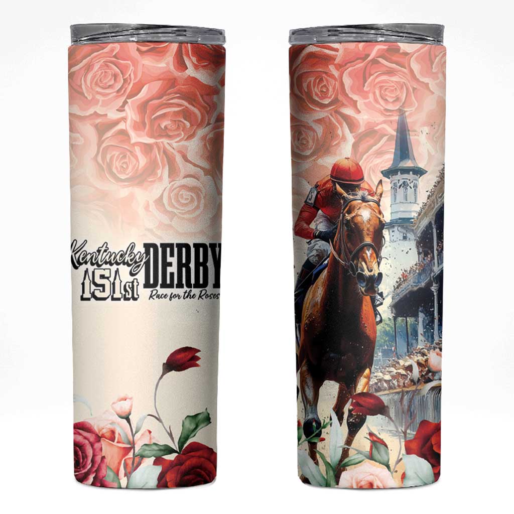 Kentucky Horse Racing Skinny Tumbler 151st Derby Party