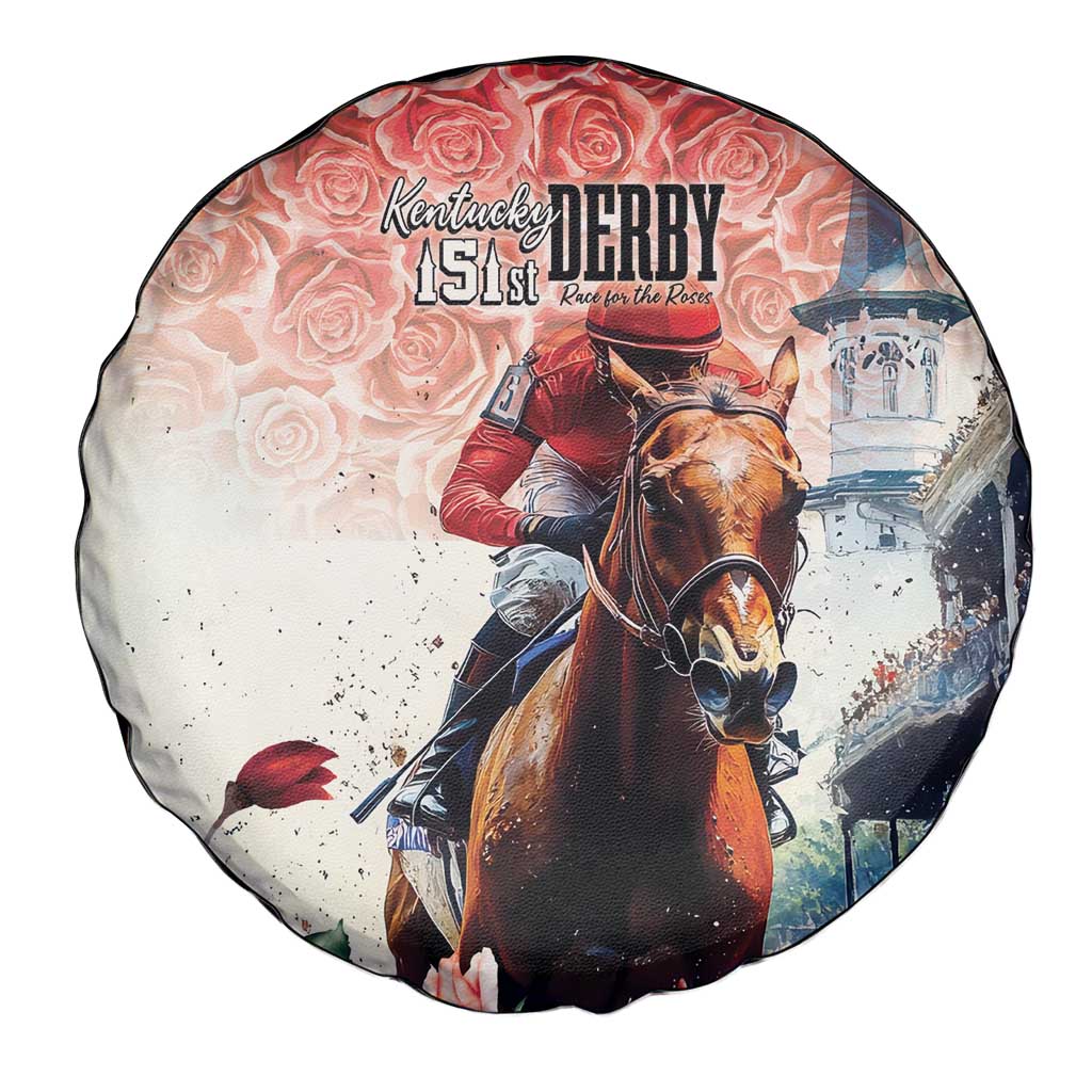 Kentucky Horse Racing Spare Tire Cover 151st Derby Party