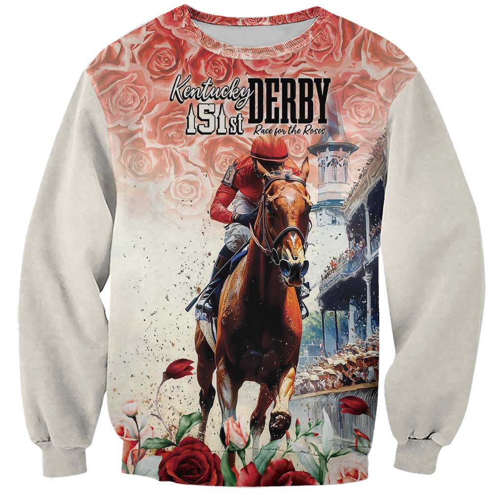 Kentucky Horse Racing Sweatshirt 151st Derby Party