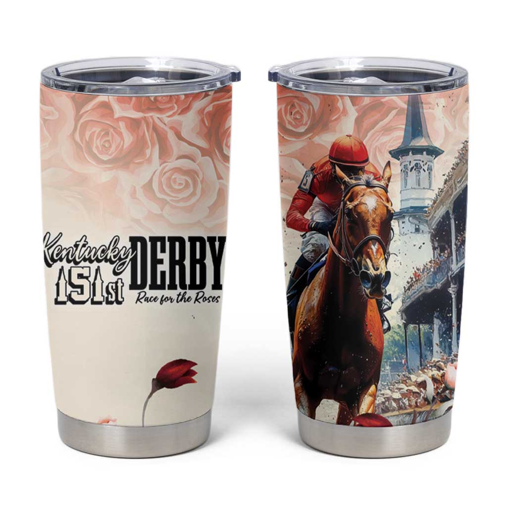 Kentucky Horse Racing Tumbler Cup 151st Derby Party