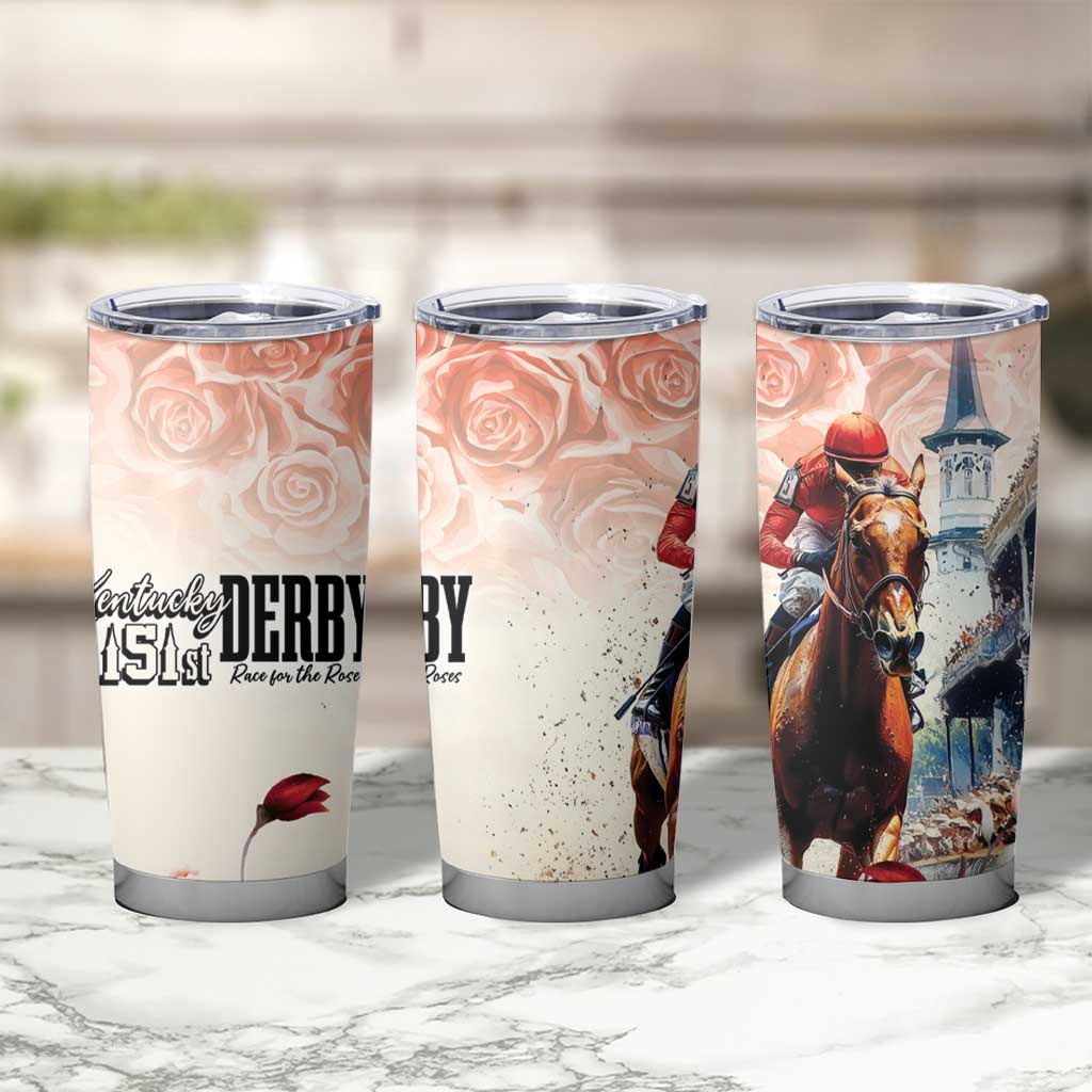 Kentucky Horse Racing Tumbler Cup 151st Derby Party