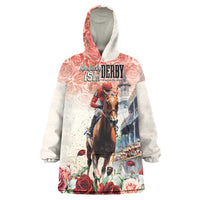 Kentucky Horse Racing Wearable Blanket Hoodie 151st Derby Party