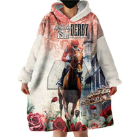 Kentucky Horse Racing Wearable Blanket Hoodie 151st Derby Party