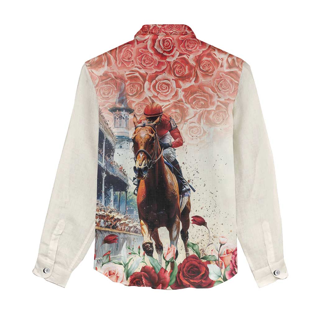 Kentucky Horse Racing Women Casual Shirt 151st Derby Party