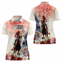 Kentucky Horse Racing Women Polo Shirt 151st Derby Party
