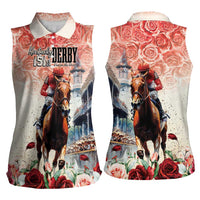 Kentucky Horse Racing Women Sleeveless Polo Shirt 151st Derby Party