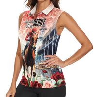 Kentucky Horse Racing Women Sleeveless Polo Shirt 151st Derby Party