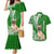 Personalised Polynesian Pacific Bulldog Couples Matching Mermaid Dress And Hawaiian Shirt With Emerald Hawaii Tribal Tattoo Patterns LT7 - Wonder Print Shop