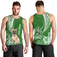 personalised-polynesian-pacific-bulldog-men-tank-top-with-emerald-hawaii-tribal-tattoo-patterns