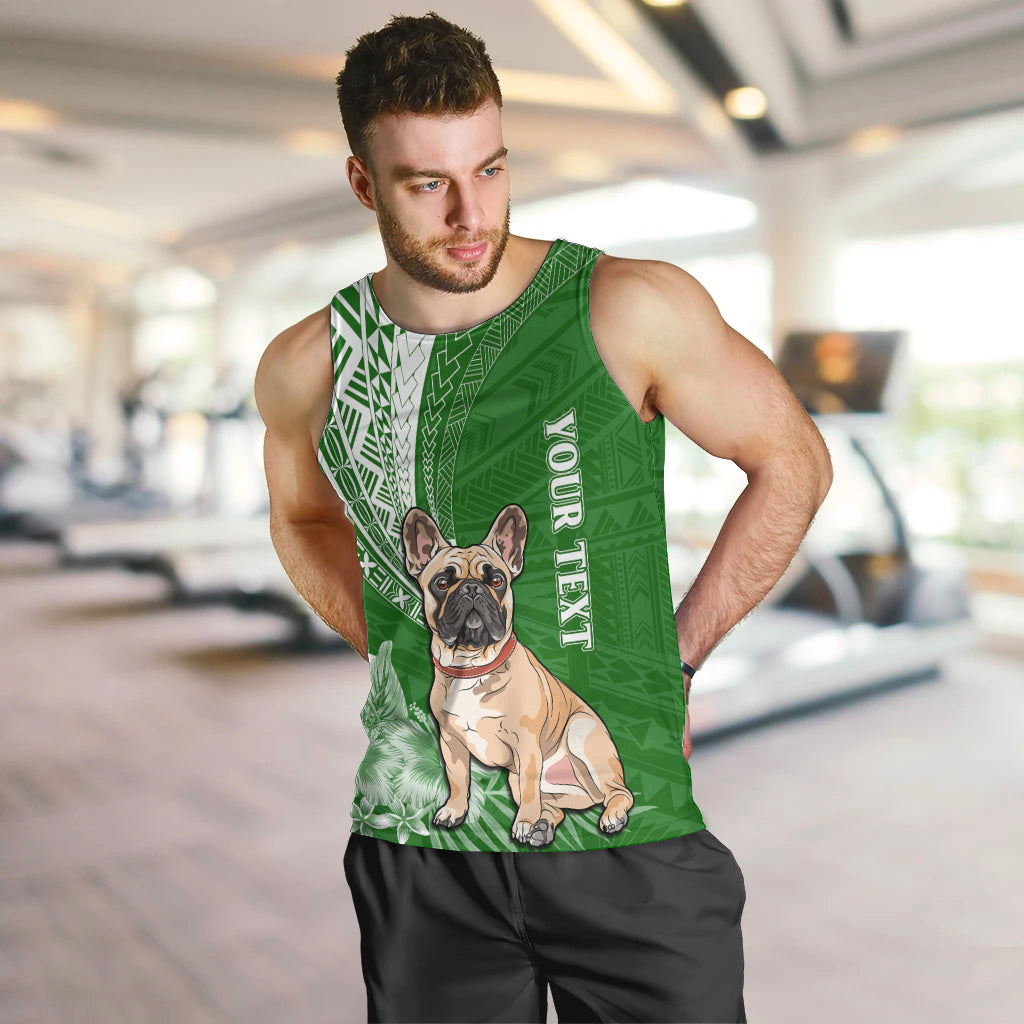 personalised-polynesian-pacific-bulldog-men-tank-top-with-emerald-hawaii-tribal-tattoo-patterns
