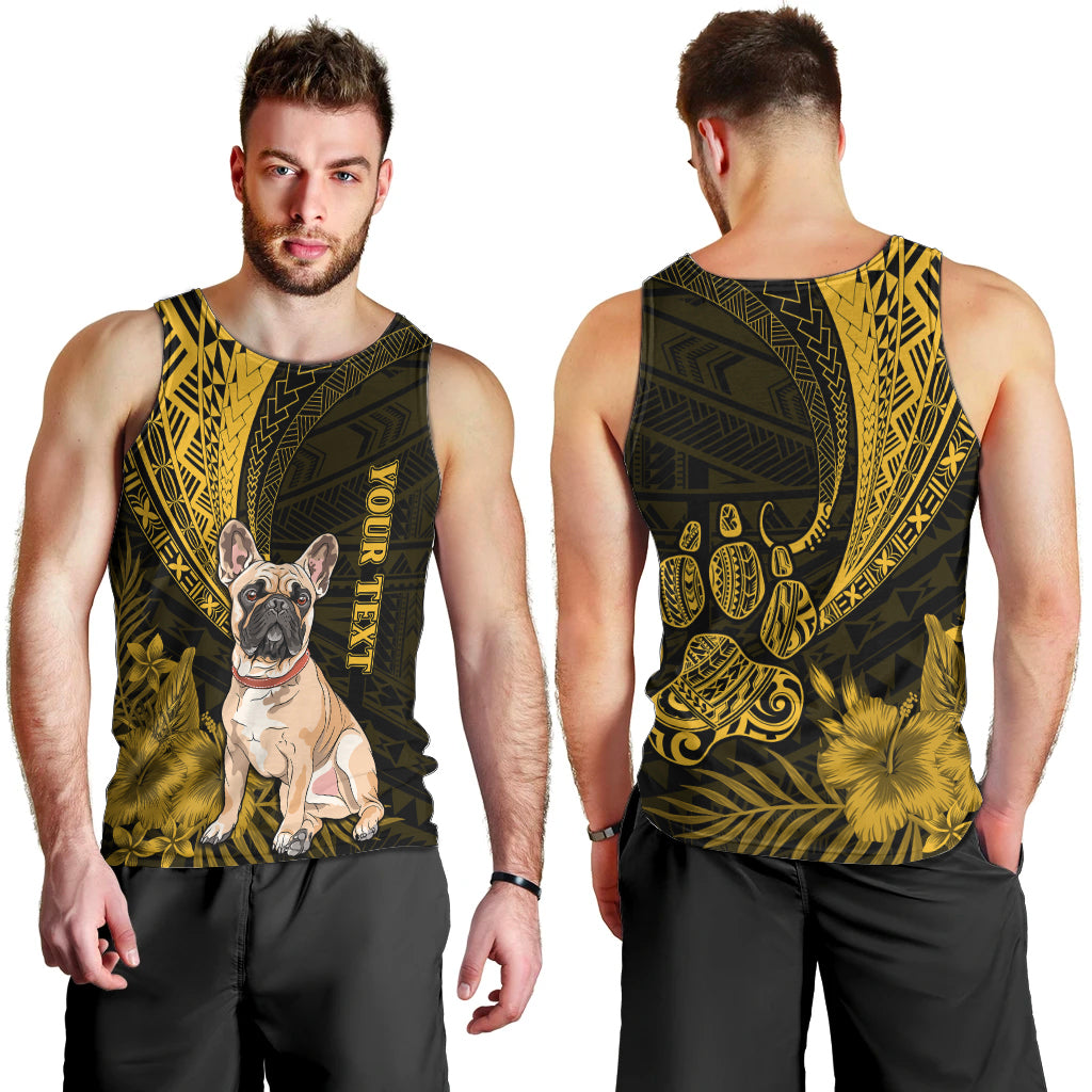 personalised-polynesian-pacific-bulldog-men-tank-top-with-gold-hawaii-tribal-tattoo-patterns