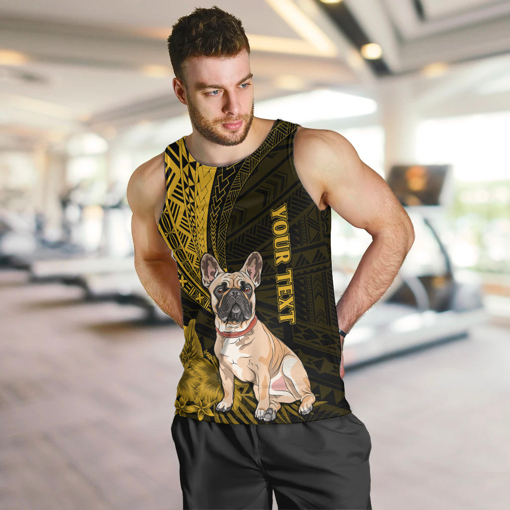 personalised-polynesian-pacific-bulldog-men-tank-top-with-gold-hawaii-tribal-tattoo-patterns