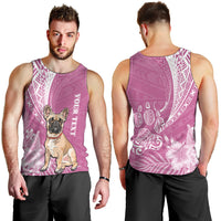 personalised-polynesian-pacific-bulldog-men-tank-top-with-pink-hawaii-tribal-tattoo-patterns