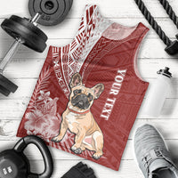 personalised-polynesian-pacific-bulldog-men-tank-top-with-red-hawaii-tribal-tattoo-patterns
