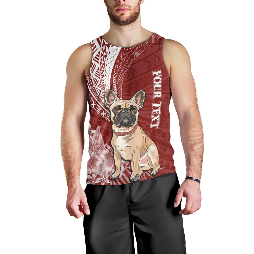 personalised-polynesian-pacific-bulldog-men-tank-top-with-red-hawaii-tribal-tattoo-patterns