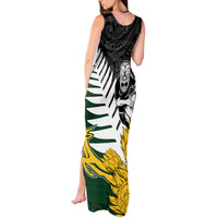Personalised New Zealand Vs South Africa Rugby Tank Maxi Dress Rivals - Tribal Style - Wonder Print Shop