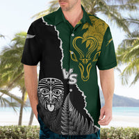 Personalised New Zealand Vs South Africa Rugby Hawaiian Shirt Rivals Dynamics - Wonder Print Shop