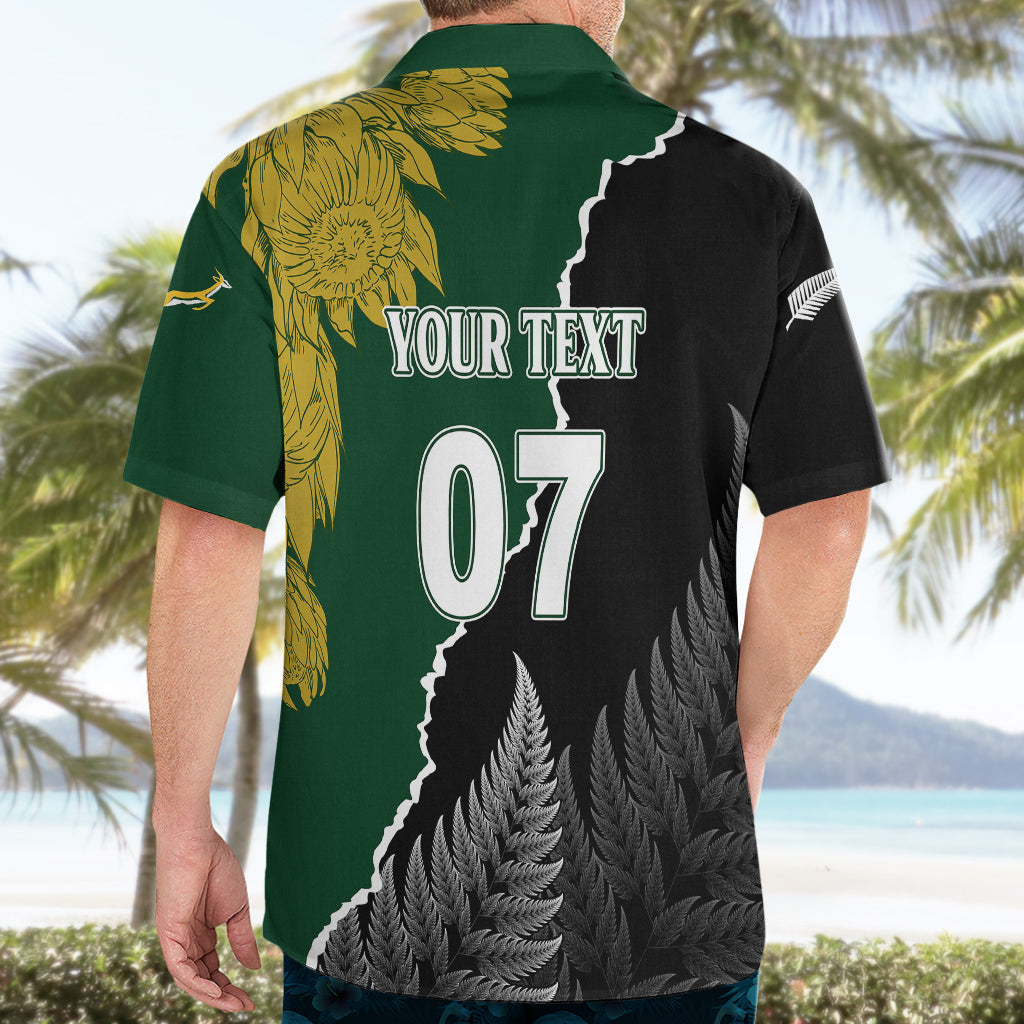 Personalised New Zealand Vs South Africa Rugby Hawaiian Shirt Rivals Dynamics - Wonder Print Shop