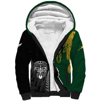 Personalised New Zealand Vs South Africa Rugby Sherpa Hoodie Rivals Dynamics - Wonder Print Shop