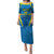 Personalised Sweden Football Puletasi Women World Cup 2023 Blagult Glacial Inspired - Wonder Print Shop