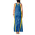 Personalised Sweden Football Tank Maxi Dress Women World Cup 2023 Blagult Glacial Inspired - Wonder Print Shop