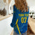 Personalised Sweden Football Women Casual Shirt Women World Cup 2023 Blagult Glacial Inspired - Wonder Print Shop