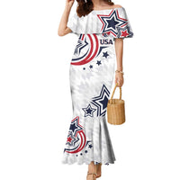 USA Rugby 2024 Custom Family Matching Mermaid Dress and Hawaiian Shirt GO Eagles Assemble LT7 - Wonder Print Shop