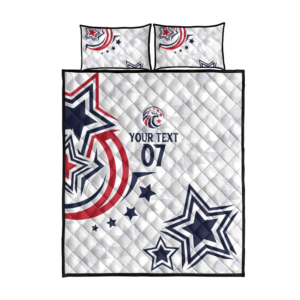 USA Rugby 2024 Custom Quilt Bed Set GO Eagles Assemble - Wonder Print Shop