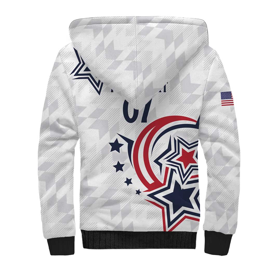 USA Rugby 2024 Custom Sherpa Hoodie GO Eagles Assemble - Wonder Print Shop