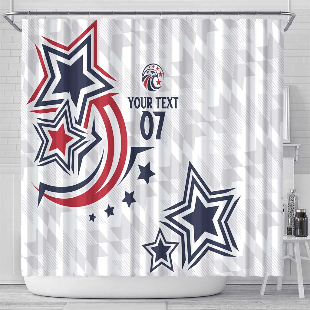 USA Rugby 2024 Custom Shower Curtain GO Eagles Assemble