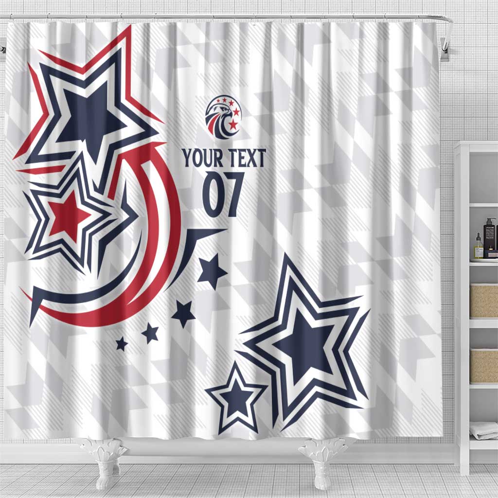 USA Rugby 2024 Custom Shower Curtain GO Eagles Assemble