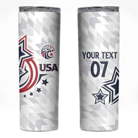 USA Rugby 2024 Custom Skinny Tumbler GO Eagles Assemble - Wonder Print Shop