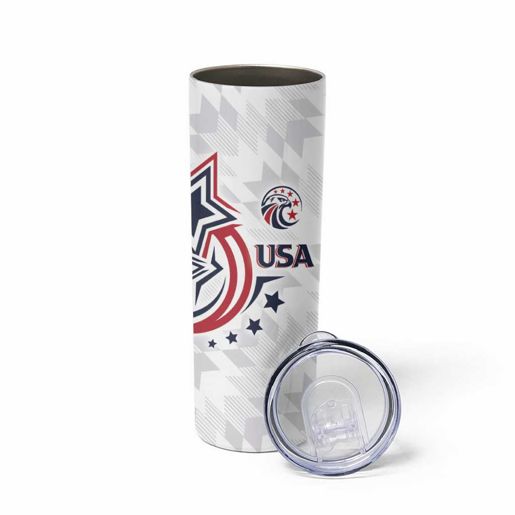 USA Rugby 2024 Custom Skinny Tumbler GO Eagles Assemble - Wonder Print Shop