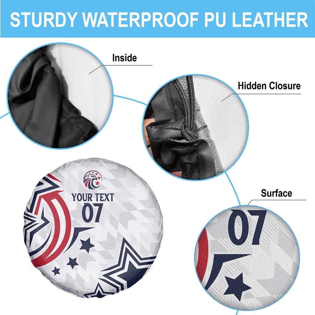 USA Rugby 2024 Custom Spare Tire Cover GO Eagles Assemble - Wonder Print Shop