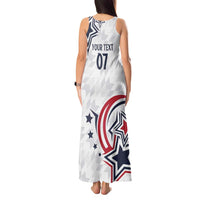 USA Rugby 2024 Custom Tank Maxi Dress GO Eagles Assemble - Wonder Print Shop