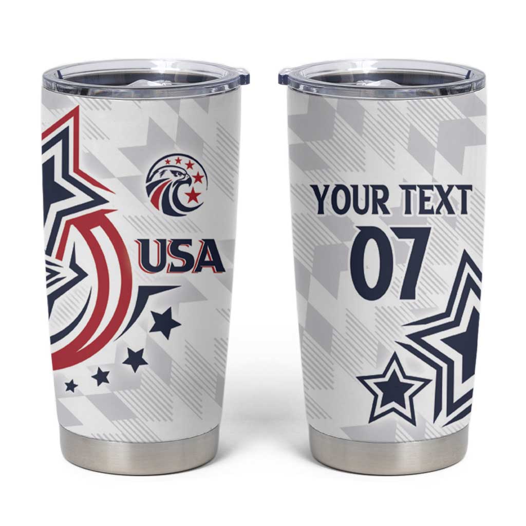USA Rugby 2024 Custom Tumbler Cup GO Eagles Assemble - Wonder Print Shop