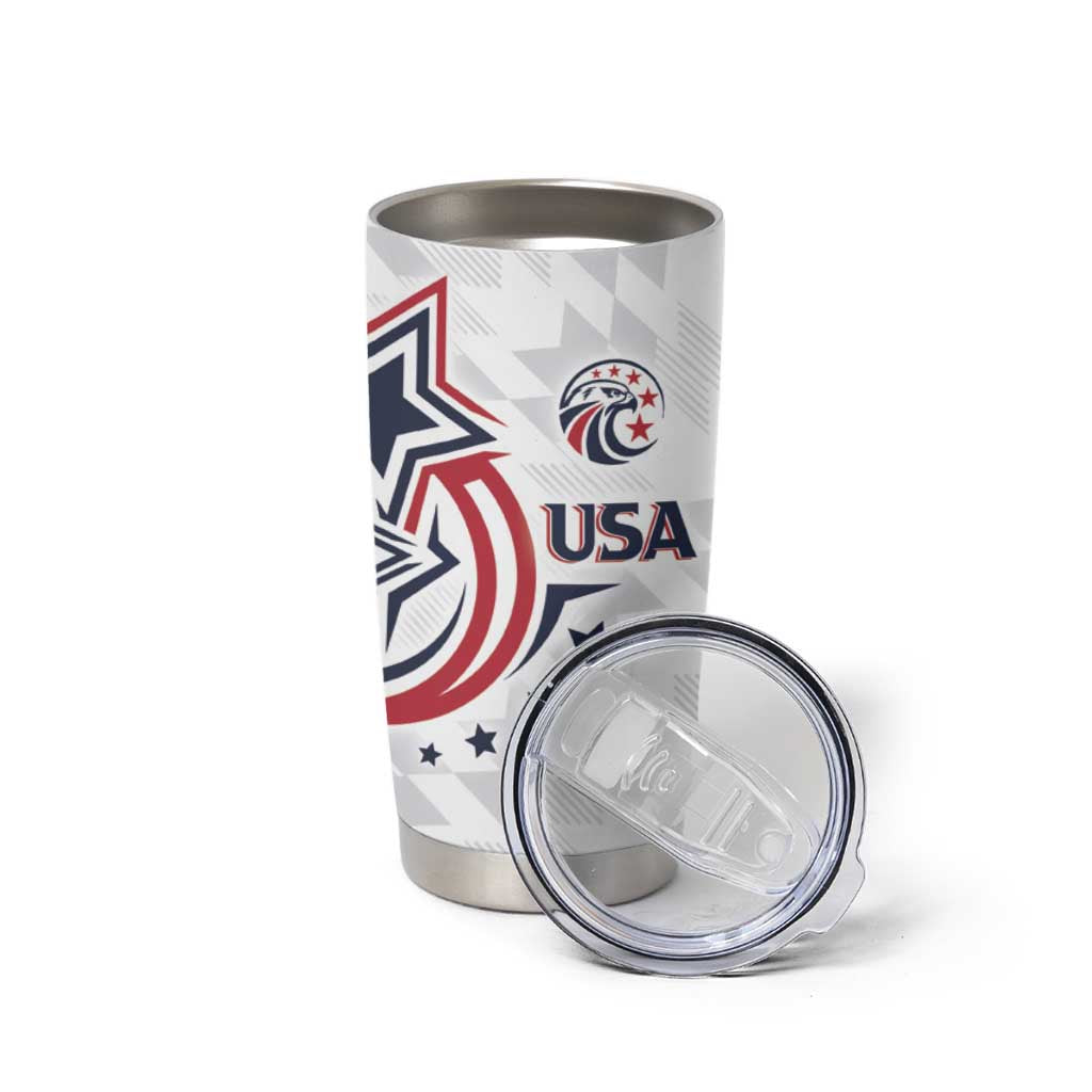USA Rugby 2024 Custom Tumbler Cup GO Eagles Assemble - Wonder Print Shop