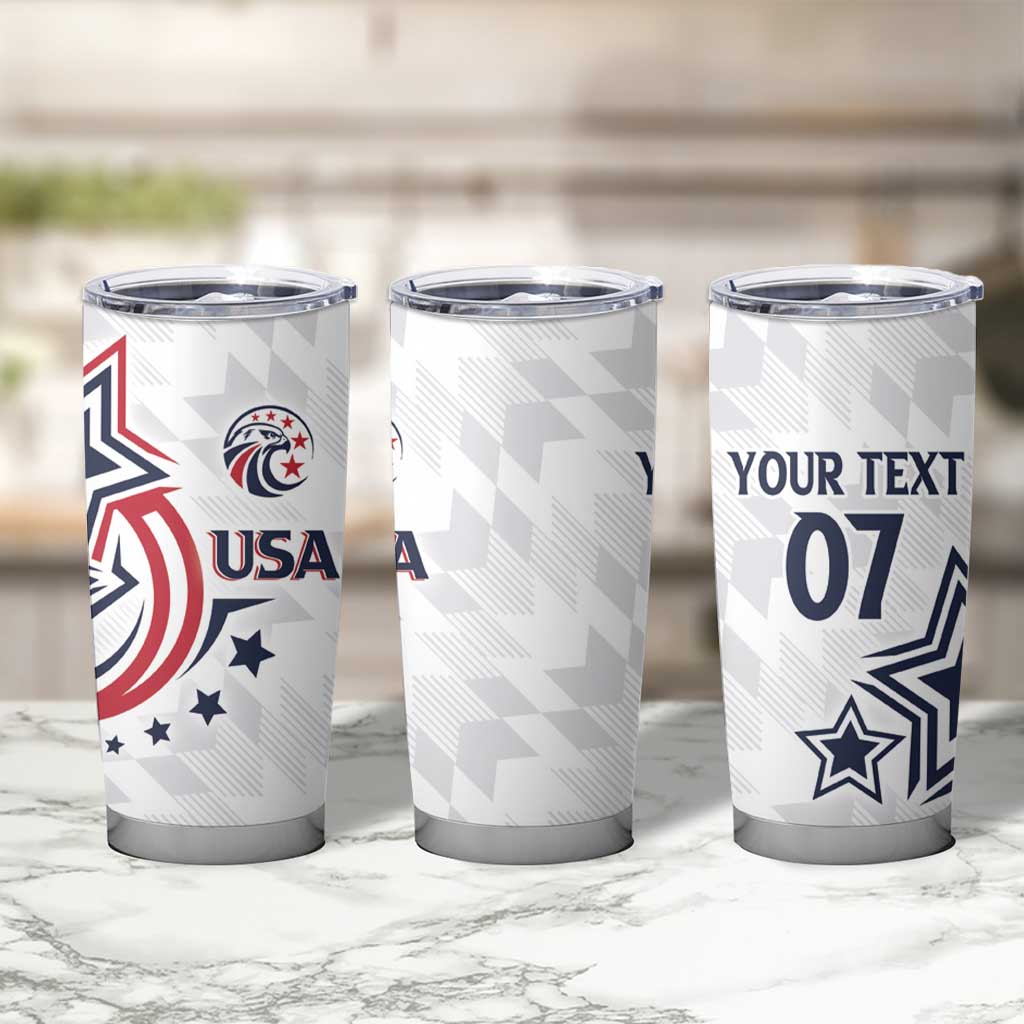 USA Rugby 2024 Custom Tumbler Cup GO Eagles Assemble - Wonder Print Shop