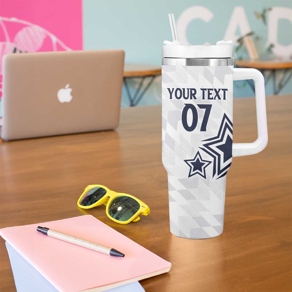 USA Rugby 2024 Custom Tumbler With Handle GO Eagles Assemble - Wonder Print Shop